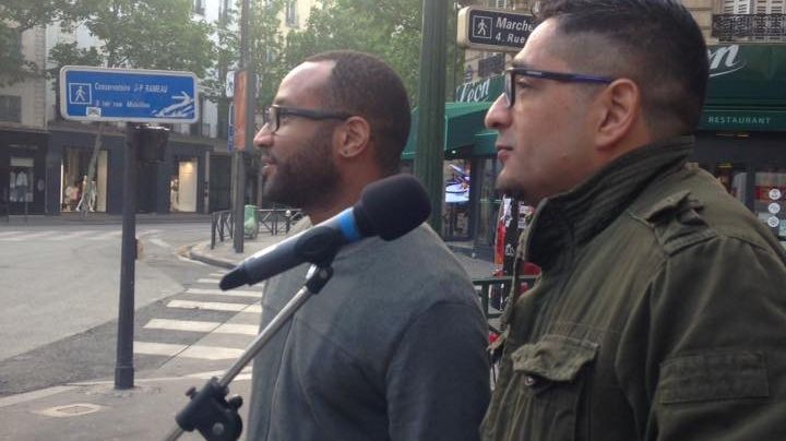 Participants au micro du carrefour