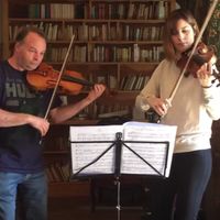 Florent Brannens et Amandine Ley, violonistes de l'Orchestre philharmonique de Radio France
