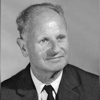 Portrait de Manuel Rosenthal en 1967