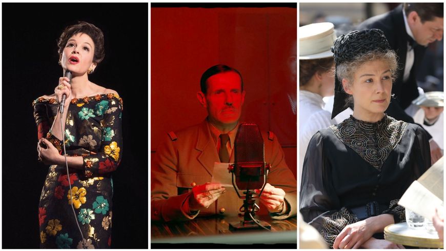 Renée Zellweger en Judy Garland / Lambert Wilson en Général De Gaulle / Rosamund Pike en Marie Curie