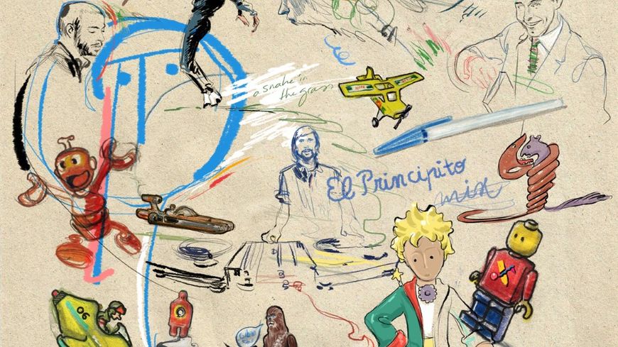 Les personnages sortis de l'imagination de Stéphane Manel et qui accompagnent le mix de Pedro Winter