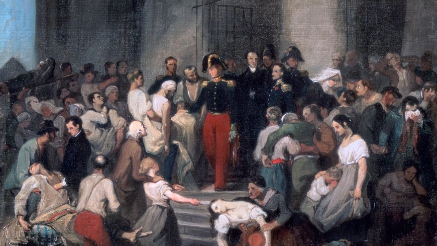 Le Duc d'Orléans pendant l'épidémie de Choléra