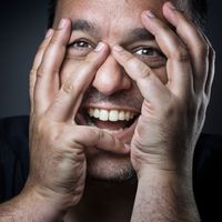 Portrait de l'auteur et dessinateur Joann Sfar en mai 2016