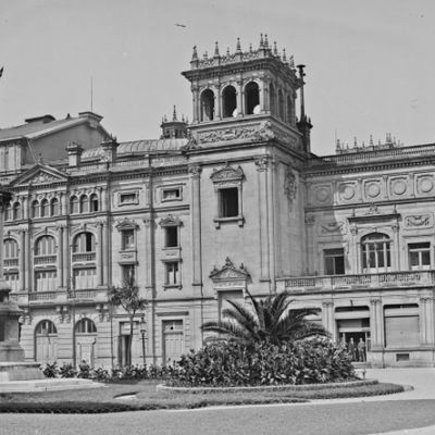 Théâtre Victor Eugène, à San Sebastian. Photo de presse / Agence Rol