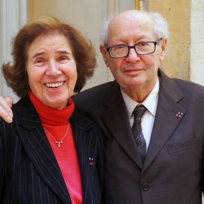 Les avocats Serge et Beate Klarsfeld à Paris en 2019.