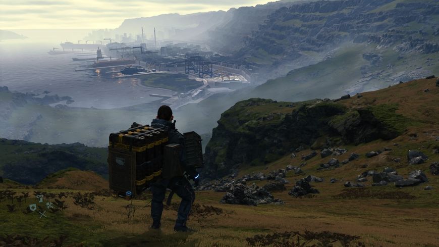 Extrait de "Death Stranding", un jeu vidéo créé par Hideo Kojima