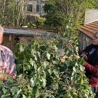 Philippe Torreton et Richard Kolinka confinés dans leur jardin