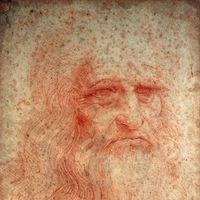 Autoportrait de Leonard de Vinci (c.1513)