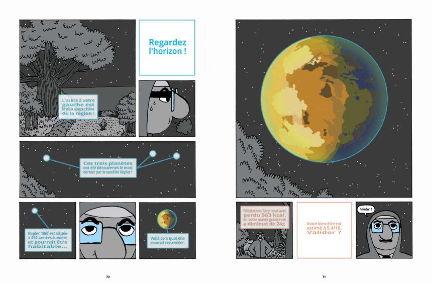 Extrait du "Profil de Jean Melville", de Robin Cousin où les smart glasses ont un pouvoir certain ...