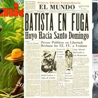 Magazine Bohemia (1959)/LP : Lola Flores el televisor/Elena Burke / Journal El Mundo / Julian Orbon (au clavecin) et Rafael Puyana/ LP Leopold Simoneau