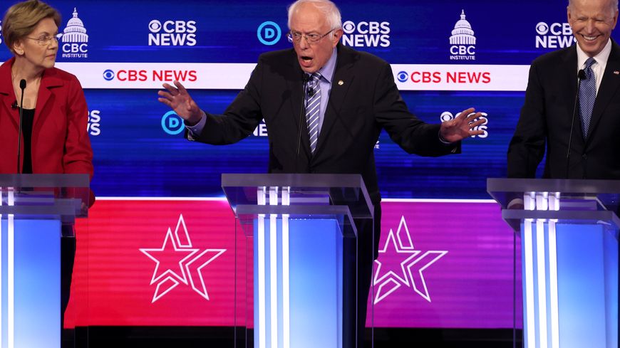 Elizabeth Warren et Bernie Sanders sont favorables à un système de santé universel mais la première n'est plus en course et le deuxième est mal placé. Le favori Joe Biden affiche moins d'ambitions (débat à Charleston le 25 février).