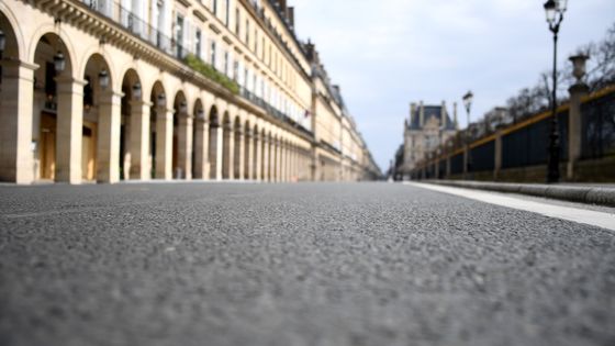 Rue de Rivoli, le 22 mars 2020 ©AFP - FRANCK FIFE