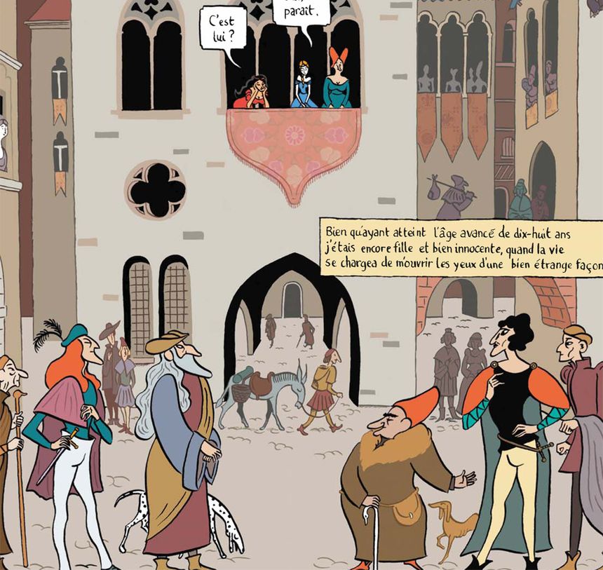 Détail d'une planche de "Peau d'homme" d'Hubert et Zanzim