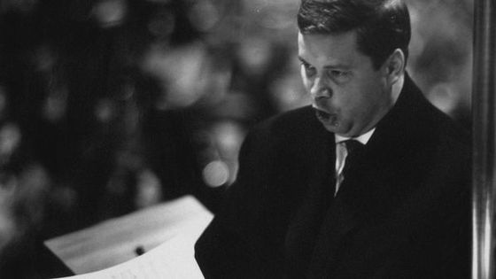 Récital Dietrich Fischer-Dieskau à la Salle Pleyel : Une archive de 1964 ©Getty - Erich Auerbach