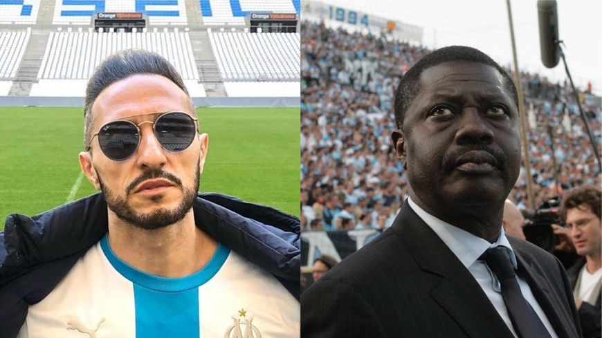 Sat - capture Instagram + Pape Diouf - match OM Vs Rennes (Philippe Laurenson)