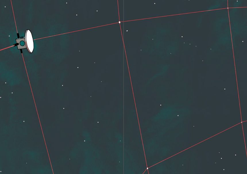 Image de l'hyper-téléscope aux milliards de miroirs ...