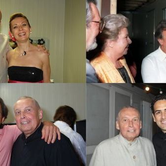 Raymond Duffaut avec Natalie Dessay, Claudio Abbado, Christa Ludwig et Paul-Emile Deiber, Myung Whun Chung et Juan Diego Florez