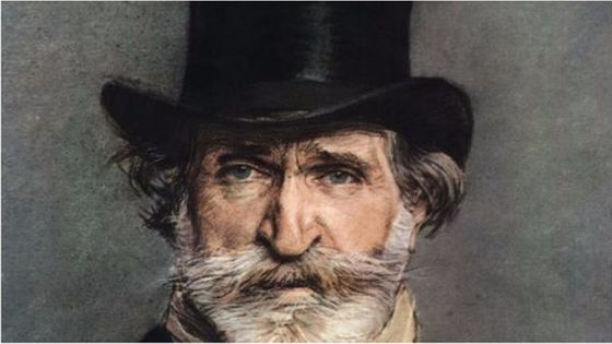 Portrait du compositeur Giuseppe Verdi