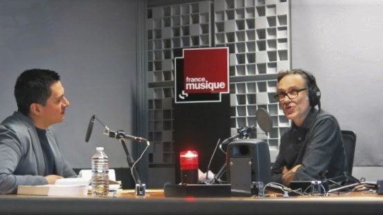 France Musique, studio 361... Jorge Morales, musicien-docteur en musicologie & Philippe Venturini, producteur de l'émission (g. à d.) Auteur :