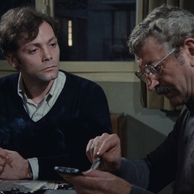 Patrick Dewaere et Yves Robert ("Un mauvais fils" de Claude Sautet)