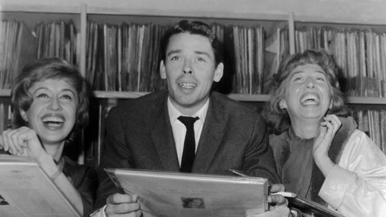 Michele Arnaud,Jacques Brel et Cora Vaucaire le 3 avril 1962. ©Getty - Keystone-France/Gamma-Keystone