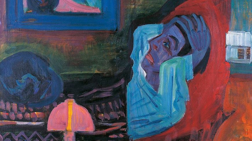 Le patient, peint par Ernst Ludwig Kirchner, 1920 ou 1922.