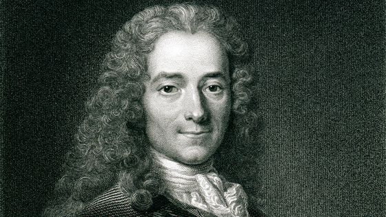 Gravure de 1833 représentant Francois-Marie Arouet, plus connu sous le nom de Voltaire ©Getty - traveler1116
