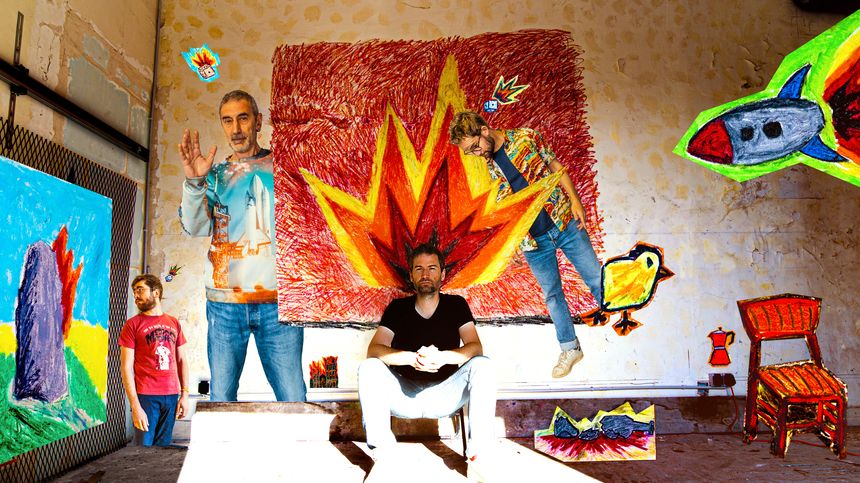 Ceccaldi, Rabbia, Negro, Parisien - Photo Jean-Pascal Retel - artwork Félix Klein