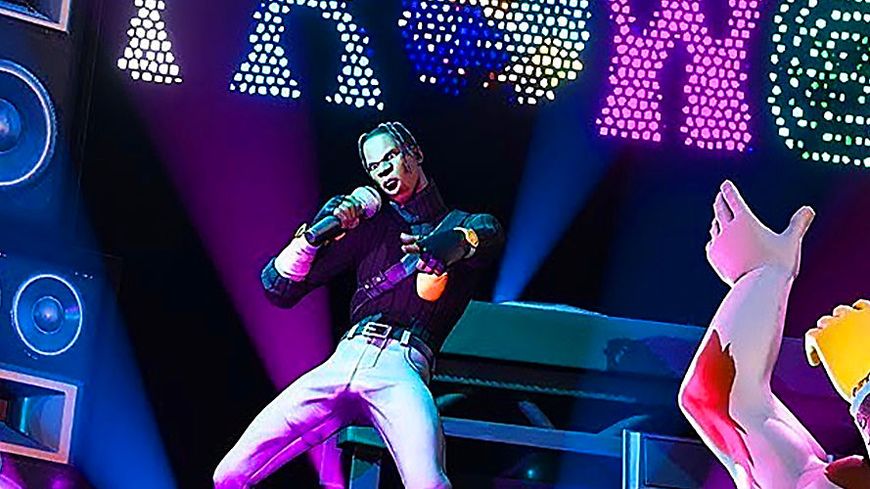 Concert Travis Scott sur Fortnite (DR)