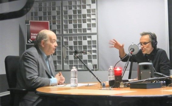 France Musique, studio 361... Jean-Pierre Jackson & Philippe Venturini (g. à d.)