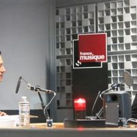 France Musique, studio 361... Jorge Morales, musicien-docteur en musicologie & Philippe Venturini, producteur de l'émission (g. à d.)