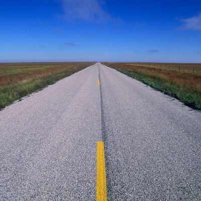 États-Unis, Kansas, County Road, près de Rosalia