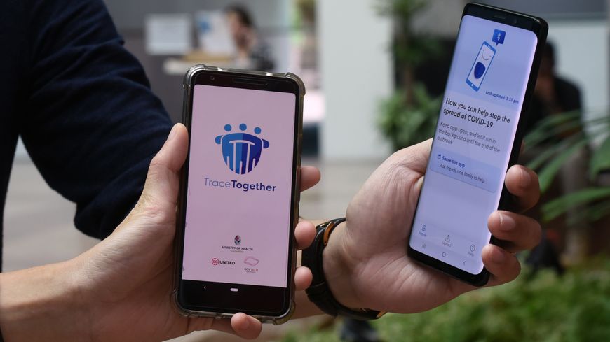 À Singapour, seulement 15 % de la population sur 5,6 millions d'habitants a installé l'application TraceTogether