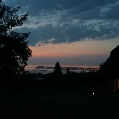 La Baie de Seine depuis la Côte de Grâce