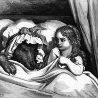 Le Petit chaperon rouge - gravure de Gustave Doré - XIXème siècle