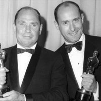 Henry Mancini & Johnny Mercer - original song winners for "Moon River" from "Breakfast at Tiffany's"