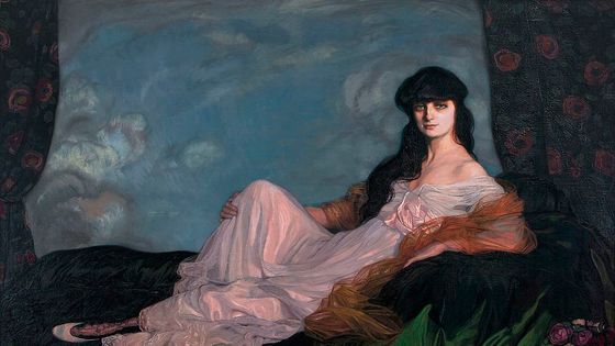 Ignacio Zuloaga (1870-1945), Portrait de la comtesse Mathieu de Noailles, Anna Elisabeth de Brancovan (1913) - Musée Guggenheim Bilbao / via Wikimedia Commons