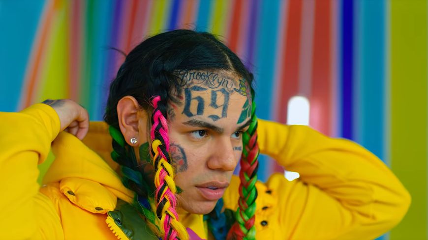 6ix9ine - Capture d'écran clip "Gooba" (CanonF8, David Wept & 6ix9ine)
