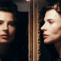 Fanny Ardant sur le tournage de Vivement Dimanche , film de François Truffaut (1983)