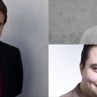 Les compositeurs Tomas Bordalejo, Jérôme Combier et Matthieu Stefanelli