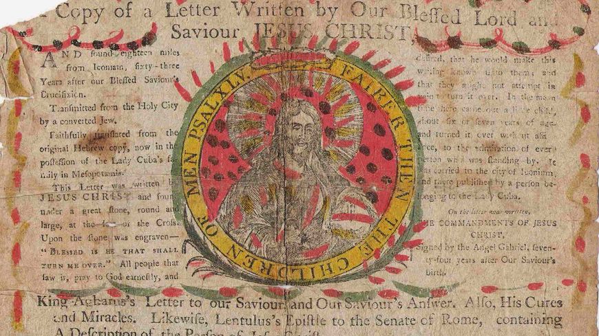 Une "Lettre du ciel", ou l'ancêtre du bouton partage sur les réseaux sociaux.