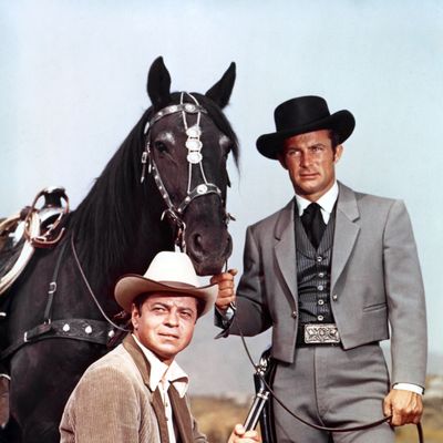 Série télé "Les mystères de l’ouest" avec Ross Martin et Robert Conrad.