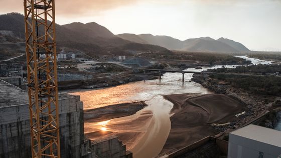 Le Nil bleu vu du barrage de la Renaissance en Ethiopie ©AFP - EDUARDO SOTERAS