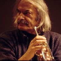 Le trompettiste Enrico Rava à la Casa del Jazz à Rome en 2006