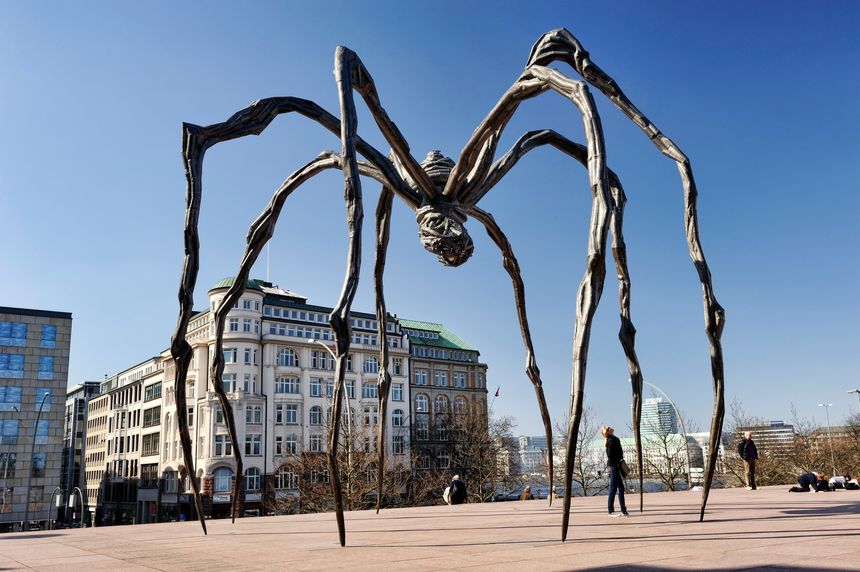 Sculpture de Louise Bourgeois à la neue Kunsthalle, Hambourg