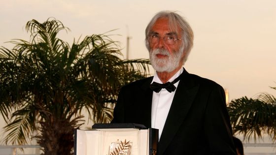 Michael Haneke au Festival de Cannes en 2009, récompensé d'une Palme d'or pour son film Le Ruban blanc ©Getty - Jean Baptiste Lacroix/FilmMagic