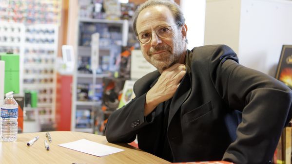 French writer Marc Levy attends a book signing at Furet du Nord on June 12, 2018 in Lille, France