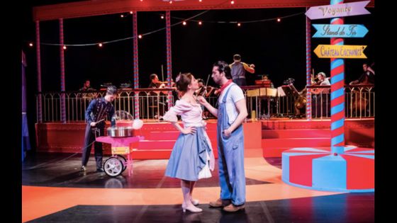 Pauline Texier (Bastienne), Juan de Dios Mateos Segura (Bastien). Production de l’Académie de l’Opéra national de Paris, créée en 2016 - Agathe Poupeney/OnP
