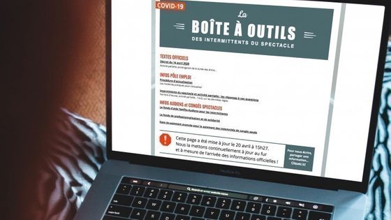 La Scène propose une "boîte à outils", un site qui répertorie les informations essentielles du spectacle pour les intermittents - D.R