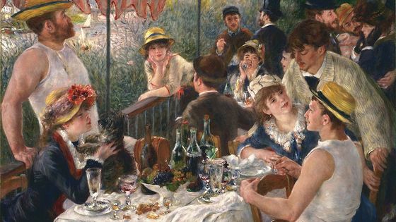 Pierre-Auguste Renoir (1841-1919), Le déjeuner des canotiers (1880) - The Phillips Collection / domaine public